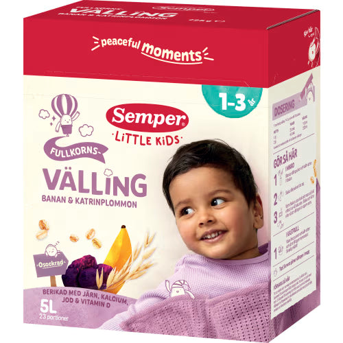 Semper Välling Fullkorn/banan/plomm Från 1,5år 23p/5l