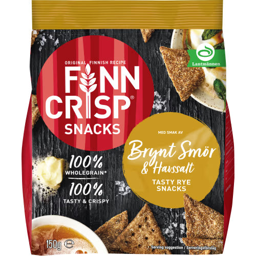 Finn crisp Brynt Sm/havss Snack 150g