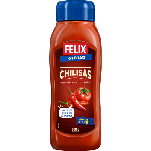 Felix Chilisås Osötad 550g