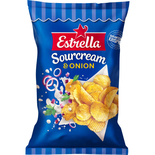 Estrella Sourcream Onion Chips 275g