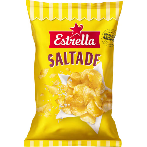 Estrella Potatischips Saltade 275g