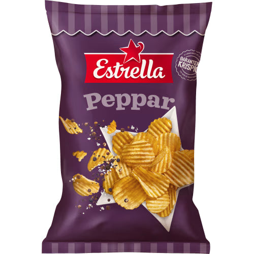 Estrella Chips Peppar 275g