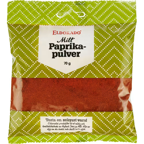 Eldorado Paprikapulver Milt Påse 100g