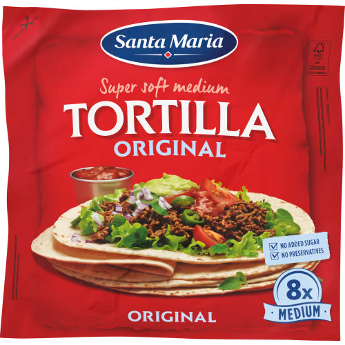 Santa Maria Tortilla Original Medium 8-pack