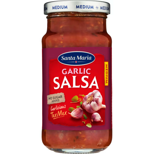 Santa Maria Garlic Salsa Medium 230g