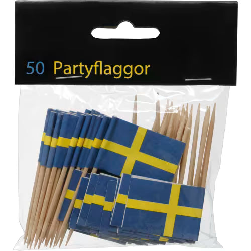 Hedlunds Tandpetare Flaggor Fest