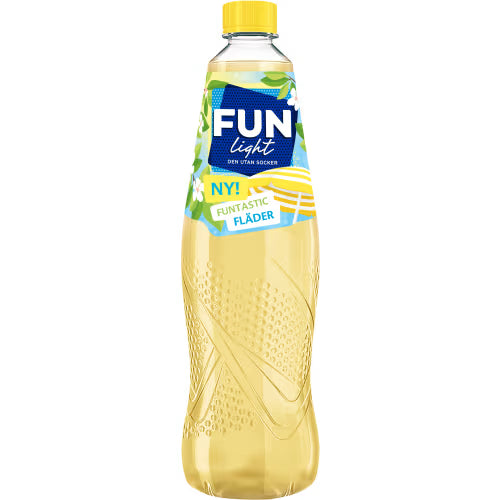 Fun Light Funtast Fläder Sockerfri Blanddryck Pet 1l/10l