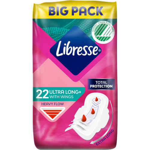 Libresse Ultra Long + Wings Heavy Flow Bindor