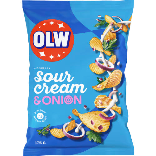 OLW Sourcream Onion Chips 175g
