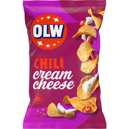 OLW Chili Cream Cheese Chips 275g