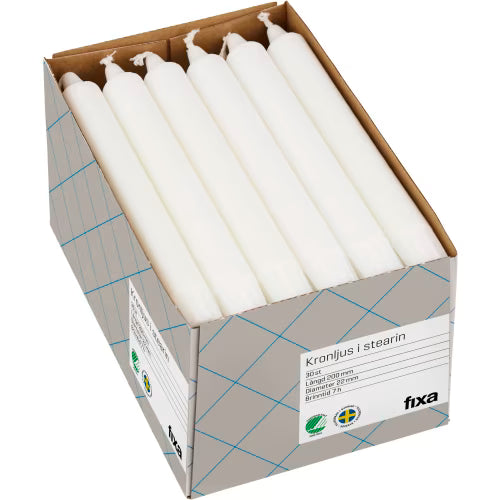 Fixa Kronljus Vit 20cm