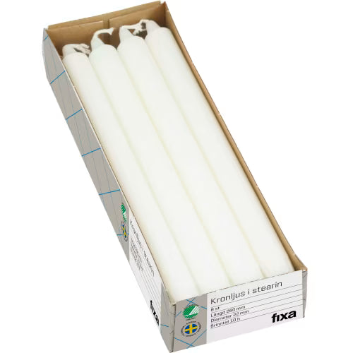 Fixa Kronljus Vit 28cm