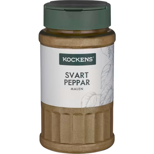 Kockens Svartpeppar Malen Burk 255g