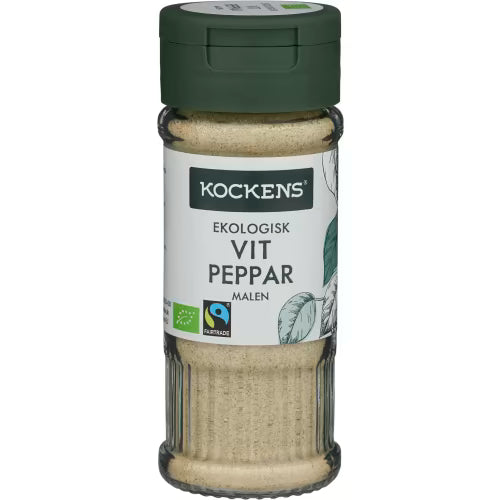 Kockens Vitpeppar Malen Burk Ekologisk 42g
