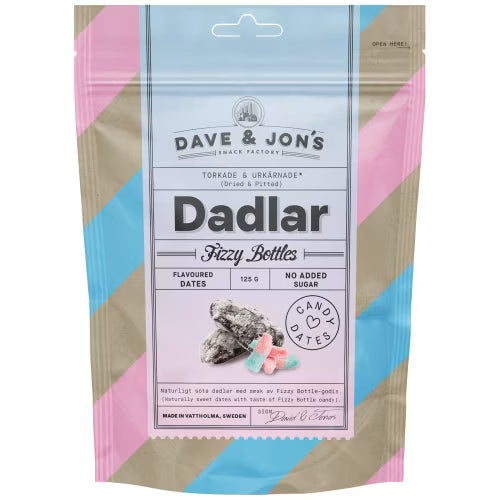 Dave & Jon's Dadlar Fizzy Bottle 125 g