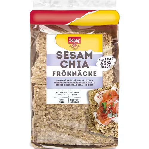 Schär Fröknäcke Sesam Chia Glutenfri 170g