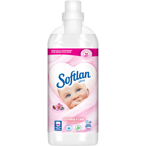 Softlan Softness & Care Sköljmedel 1L