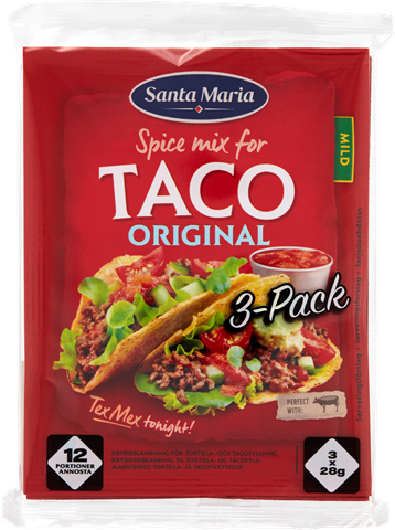 Taco Spice Mix Mild 3-pack