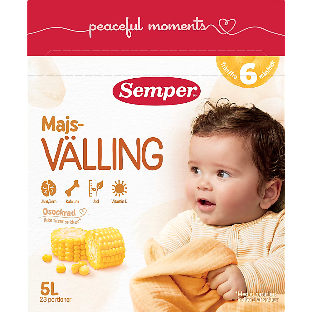 Semper Majsvälling Från 6 Månader 23p/5l