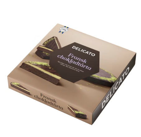 Delicato Chokladtårta Fransk