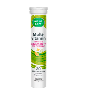 Active Care Multivitamin Fruktsmak Brustablett