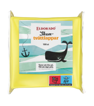Eldorado Skumtvättlapp 100st