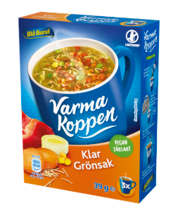 Blå Band Klar Grönsak Varma Koppen Pulver/3 Port
