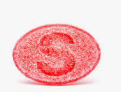 Candy People S-märke Hallonsur