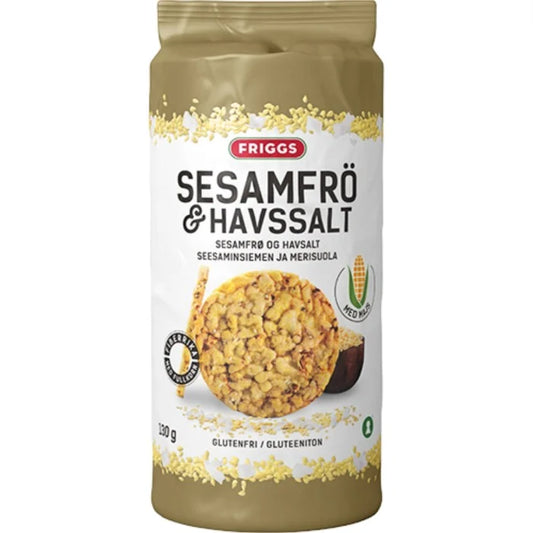 Friggs Majskakor Sesam & Havssalt 130 g